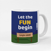Jungle-Jalebi Fun Kids Coffee Mug, Blue-325 ML